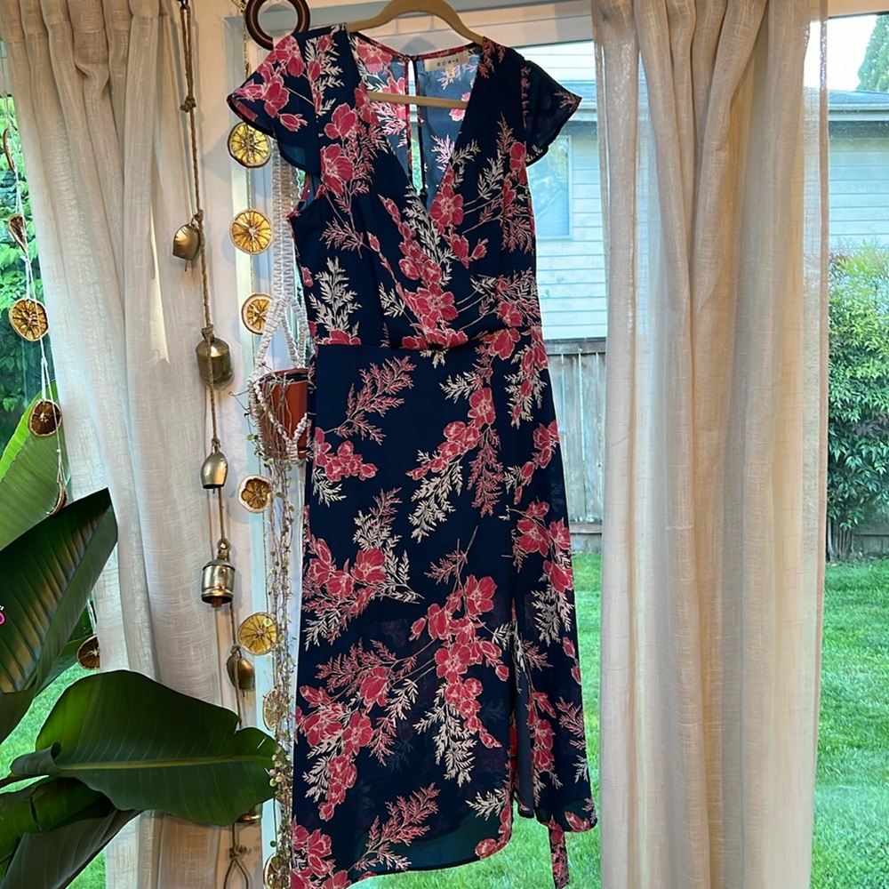 Row A floral dress